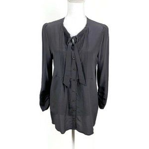 Anthropologie Odille 2 Silk Portfolio Top Blouse